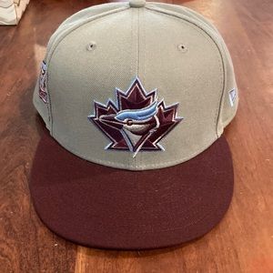 Toronto Blue Jays New Era 25th Anniversary Blue Undervisor 59FIFTY Fitted Hat